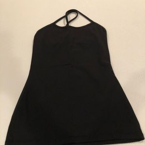 Lululemon black built in bra tank top